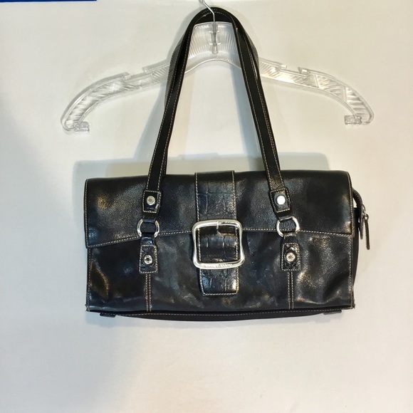 Franco Sarto Black Shoulder or Sachet Type Bag, Retro, Y2K - Picture 8 of 11